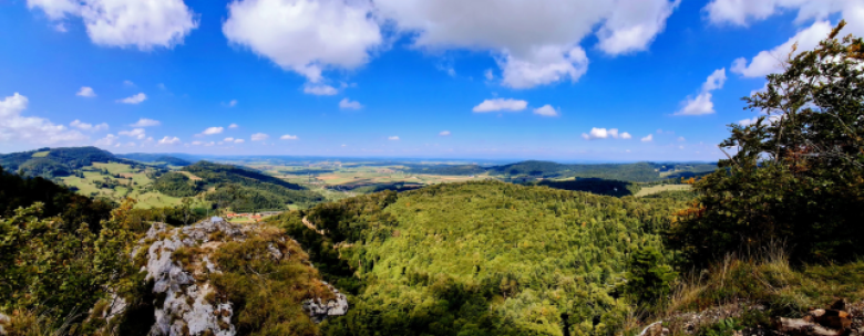 L'Ajoie vue de la Grande Roche